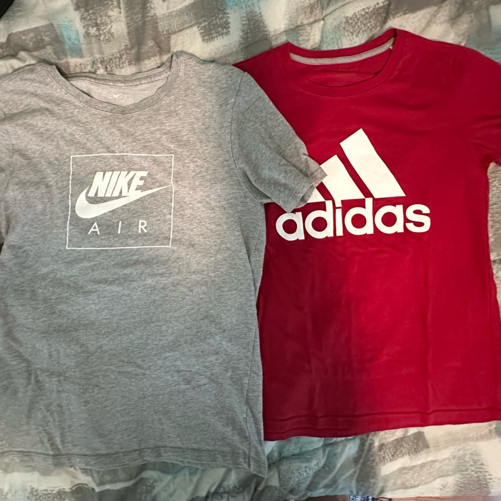 Nike and Adidas T-Shirts Set